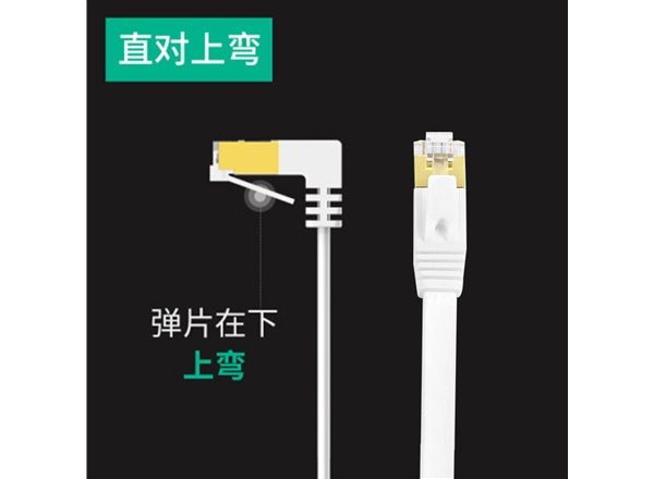 Six types of flat straight to 90 degree elbow network cable-network cable manufacturer