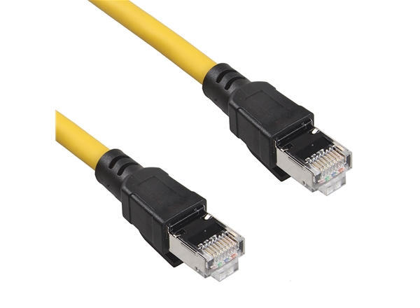 Ethernet8芯双绞CAT6A超六类高柔工业级网线伺服器用拖链500万次